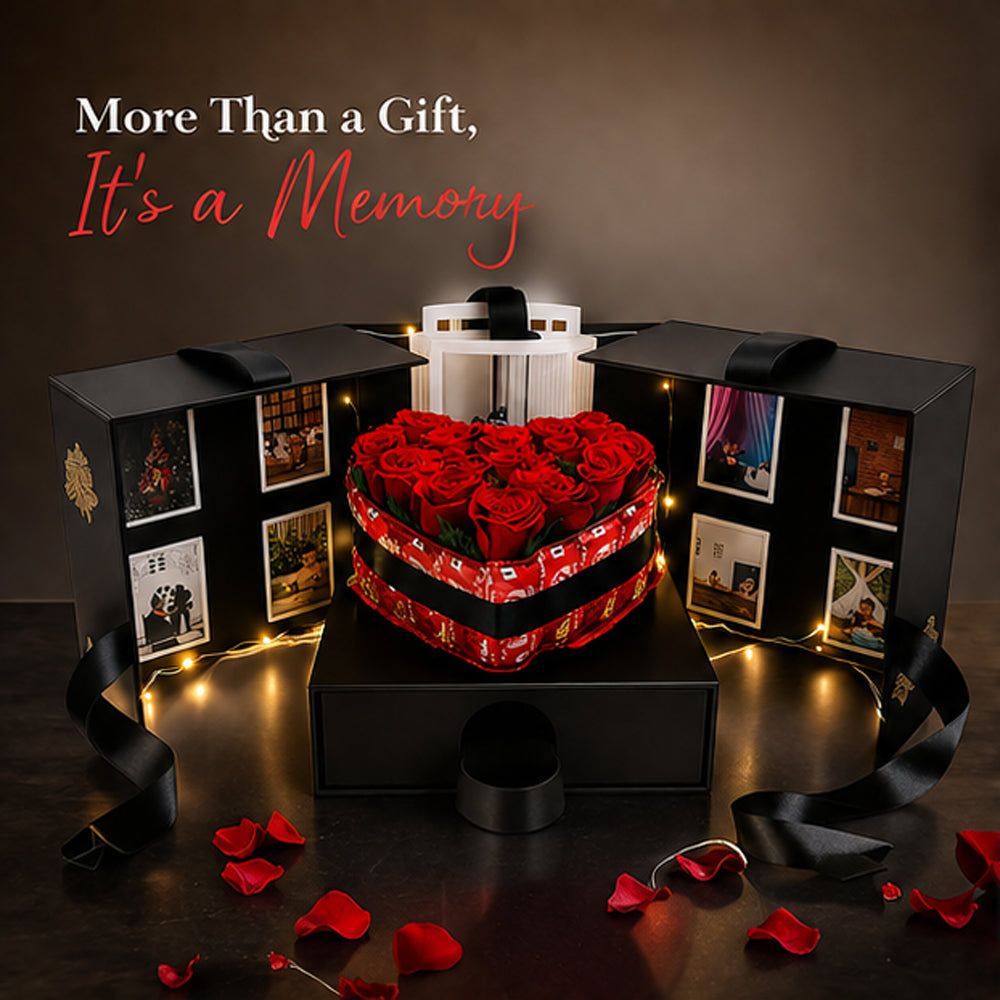 Birthday Black Cake Box