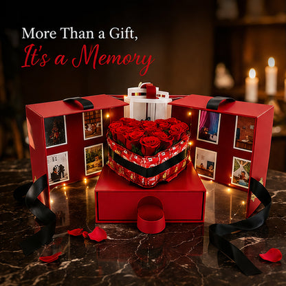 Anniversary Red Cake Box