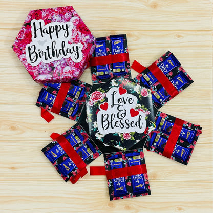 Personalized Chocolate Explosion Gift Box