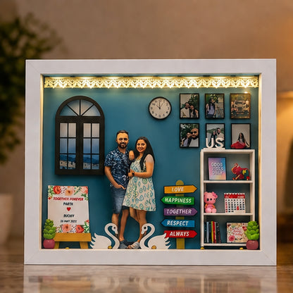 Personalized 3D Couple Memory Frame