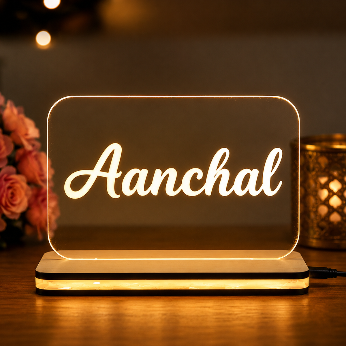 Personalized Name LED Night Lamp | Custom Acrylic Light