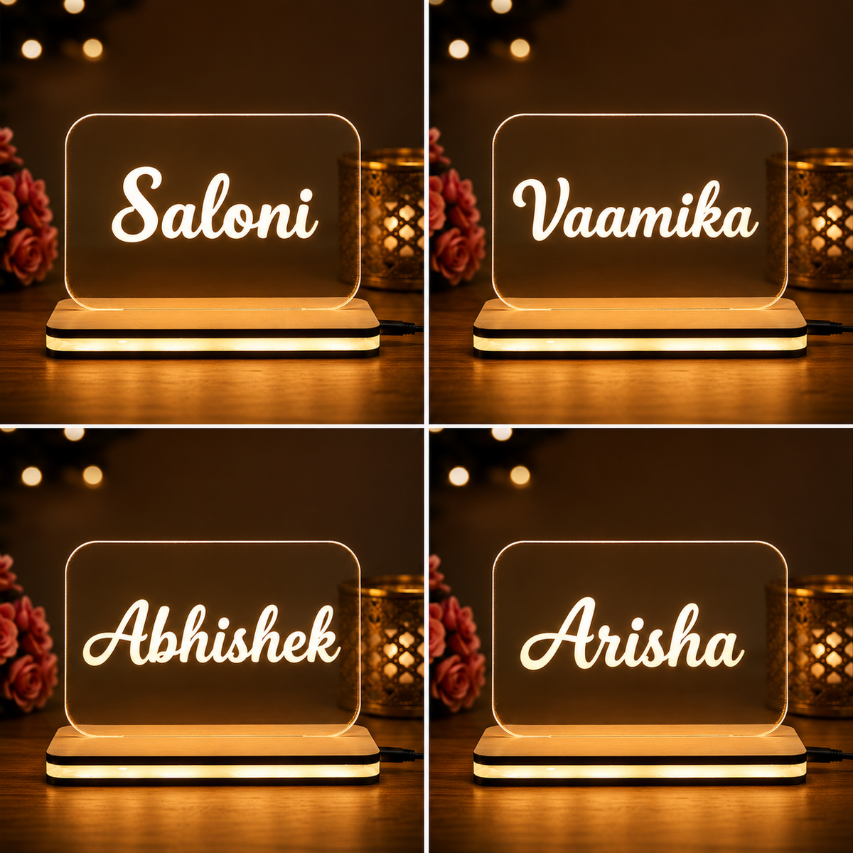 Personalized Name LED Night Lamp | Custom Acrylic Light