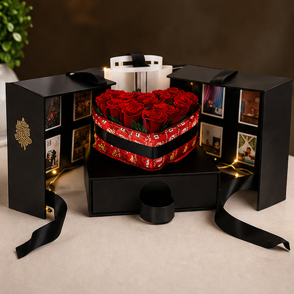 Birthday Black Cake Box