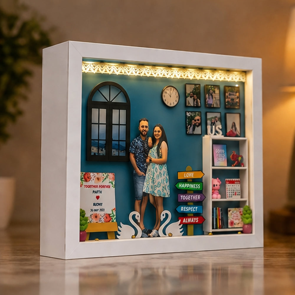 Personalized 3D Couple Memory Frame