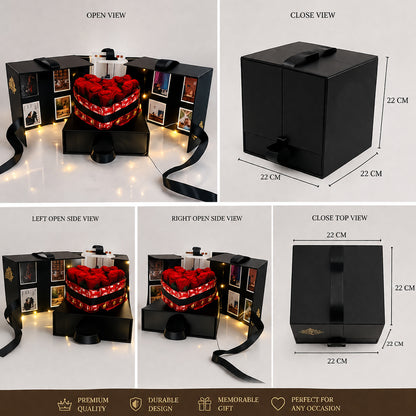 Birthday Black Cake Box