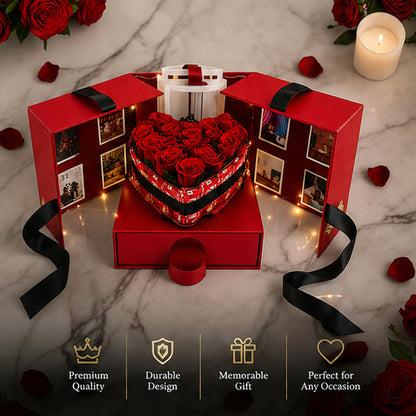 Anniversary Red Cake Box
