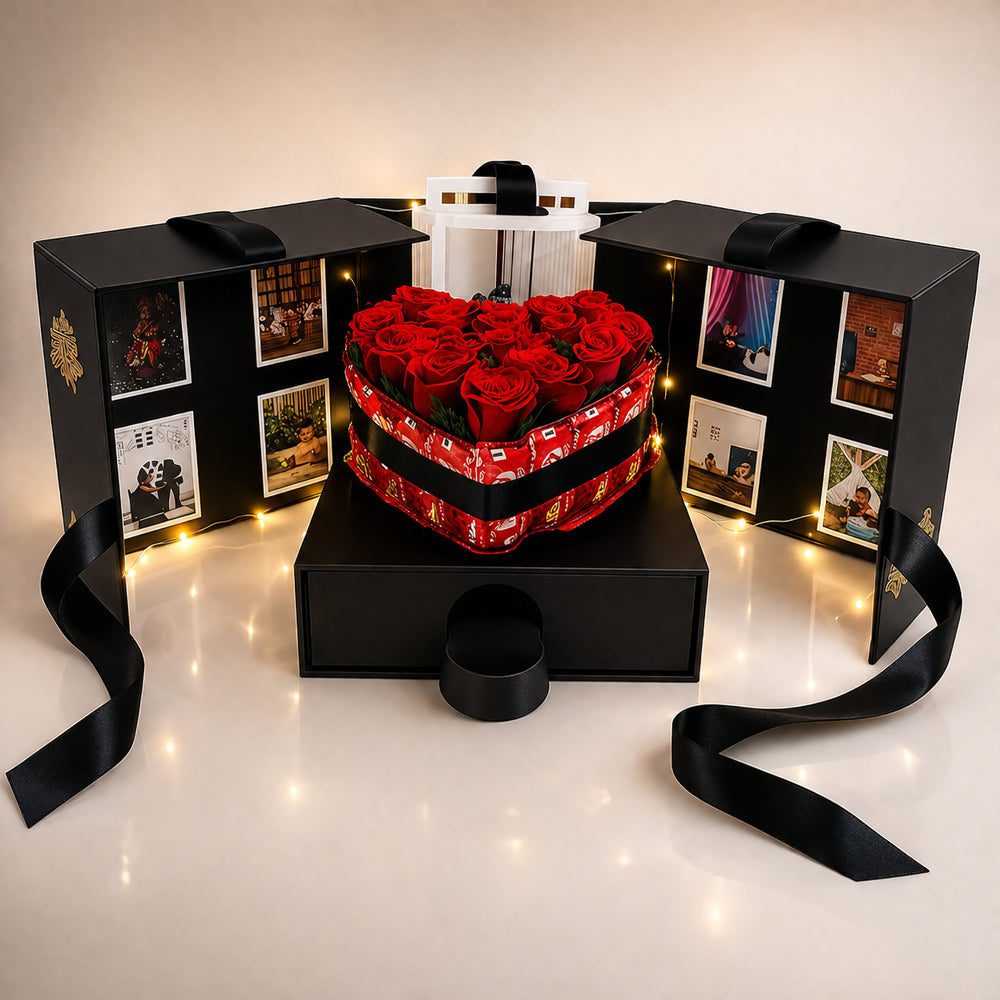 Birthday Black Cake Box
