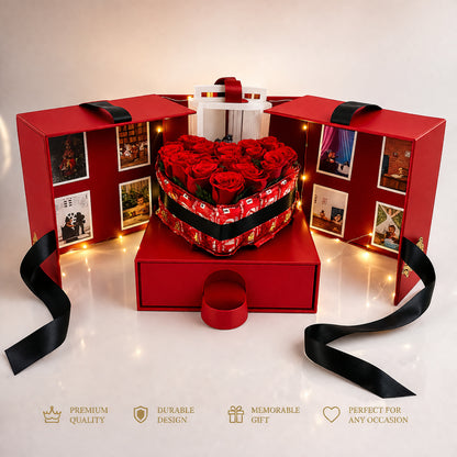 Anniversary Red Cake Box