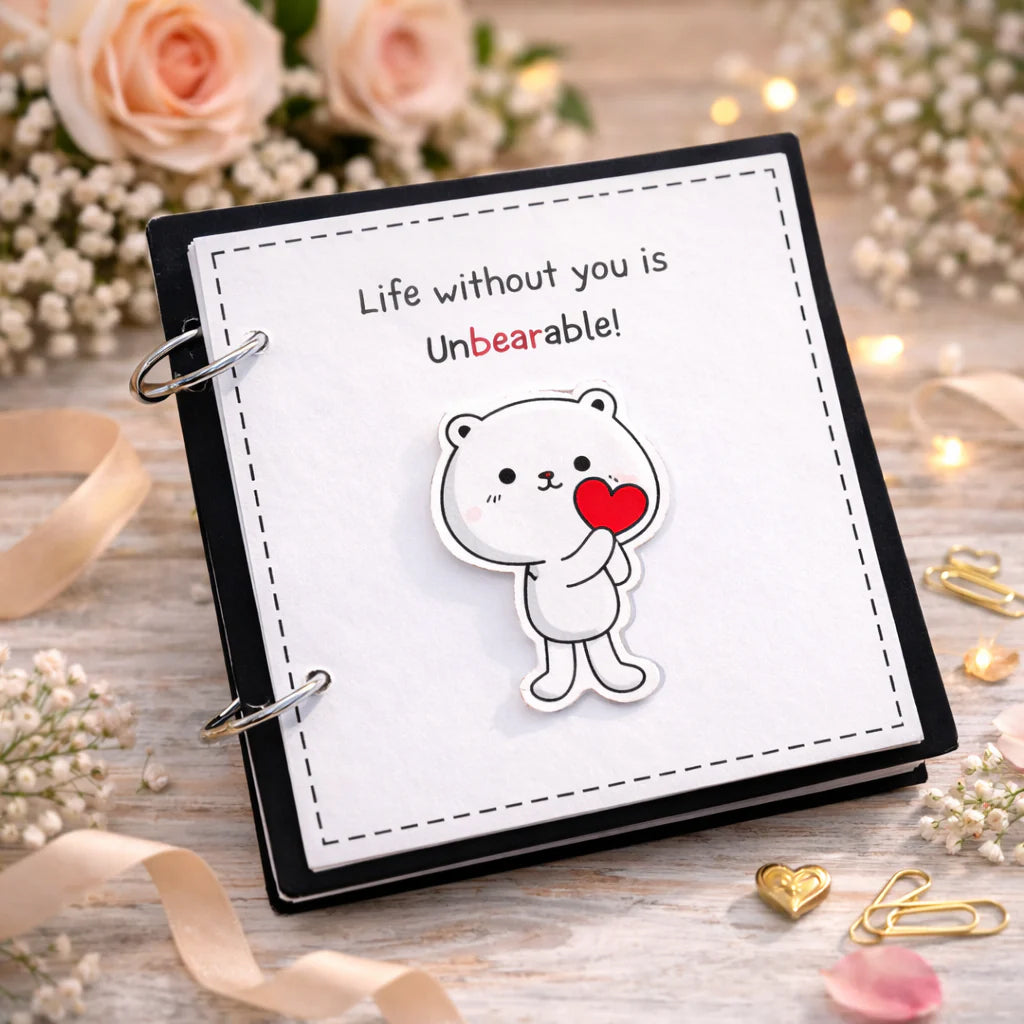 Cute Mini Memory Book for Couples