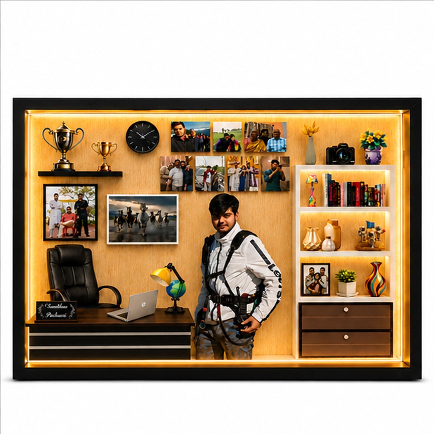 Legacy Memory Frame – Personalized 3D Miniature Box