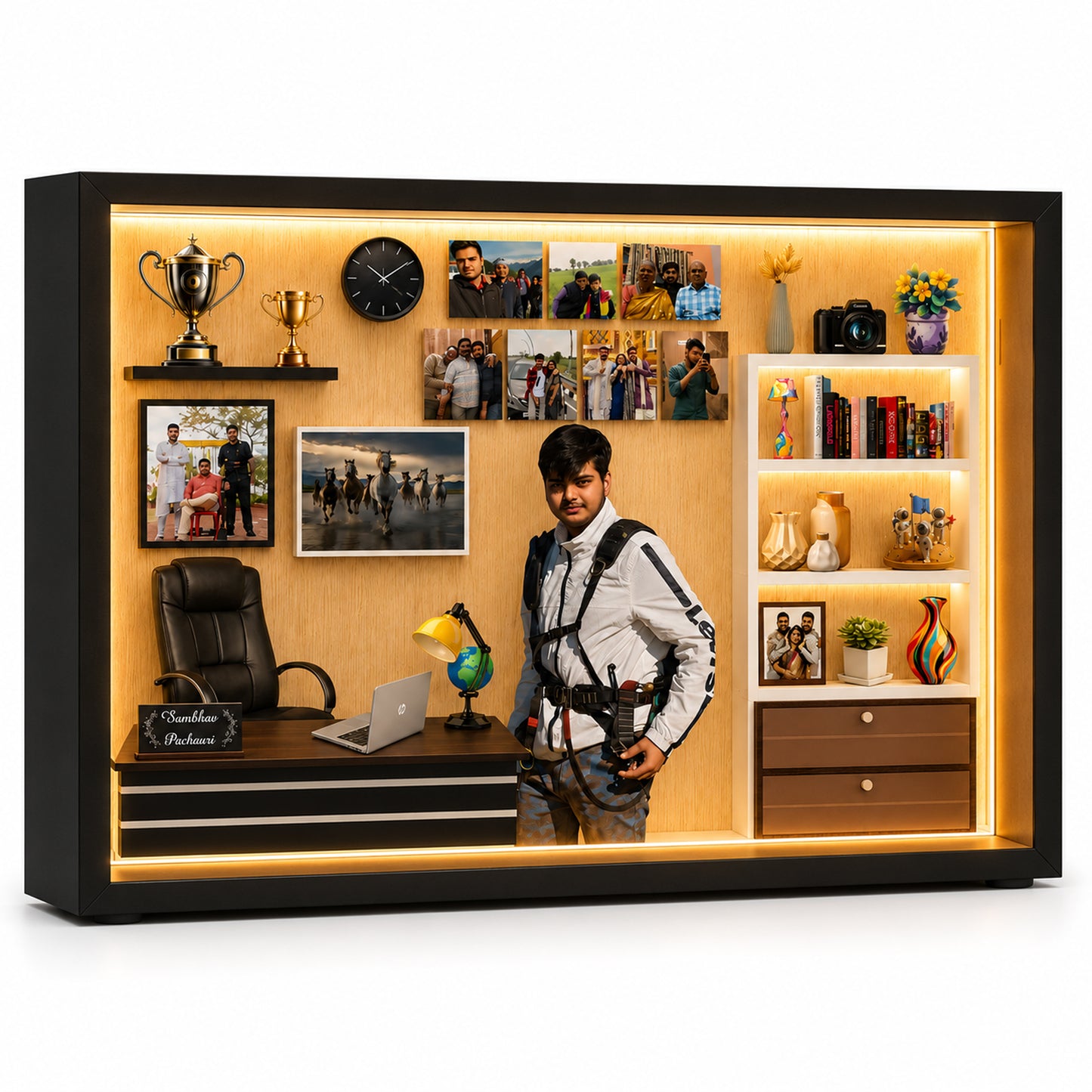Legacy Memory Frame – Personalized 3D Miniature Box