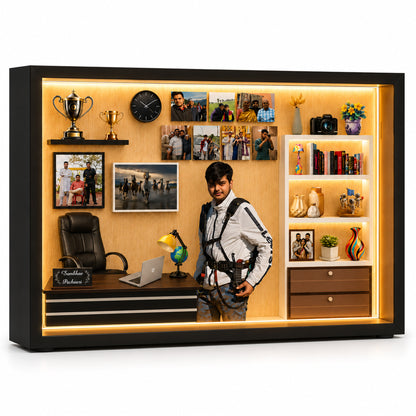 Legacy Memory Frame – Personalized 3D Miniature Box