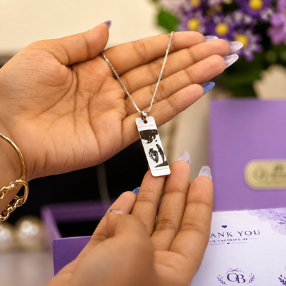 The Eyes I Love – Personalized Eye Pendant