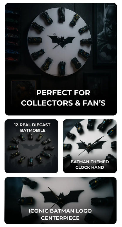 Batmobile Wall Clock – Black Edition